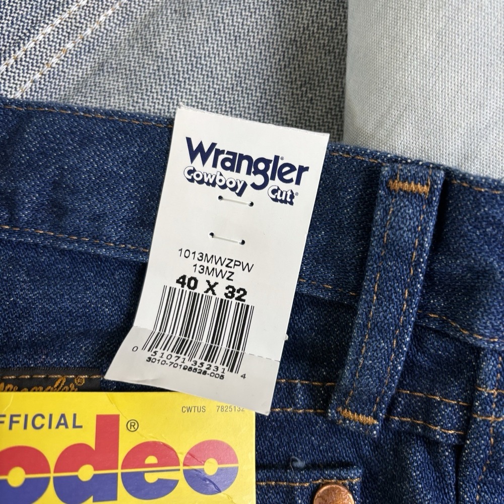 Wrangler Cowboy Cut Jeans Mens‎ 40x32 Original Fit Pro Rodeo Competition 13MWZ - Picture 5 of 9